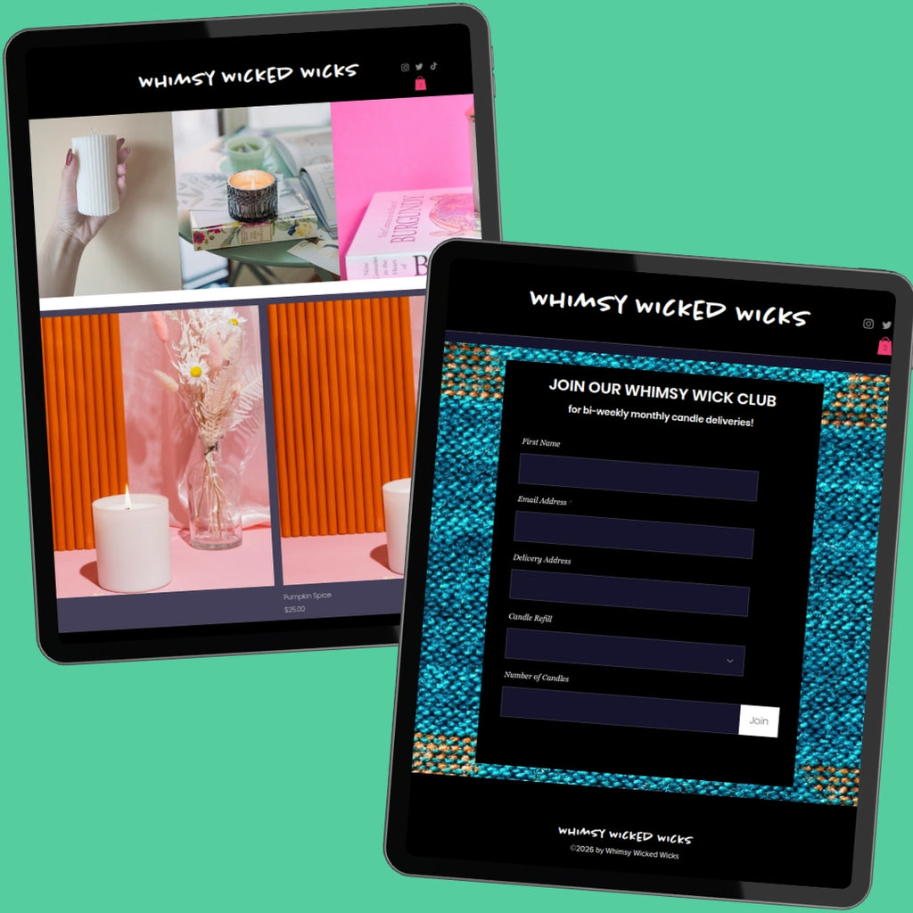 Candles Wix Website Template